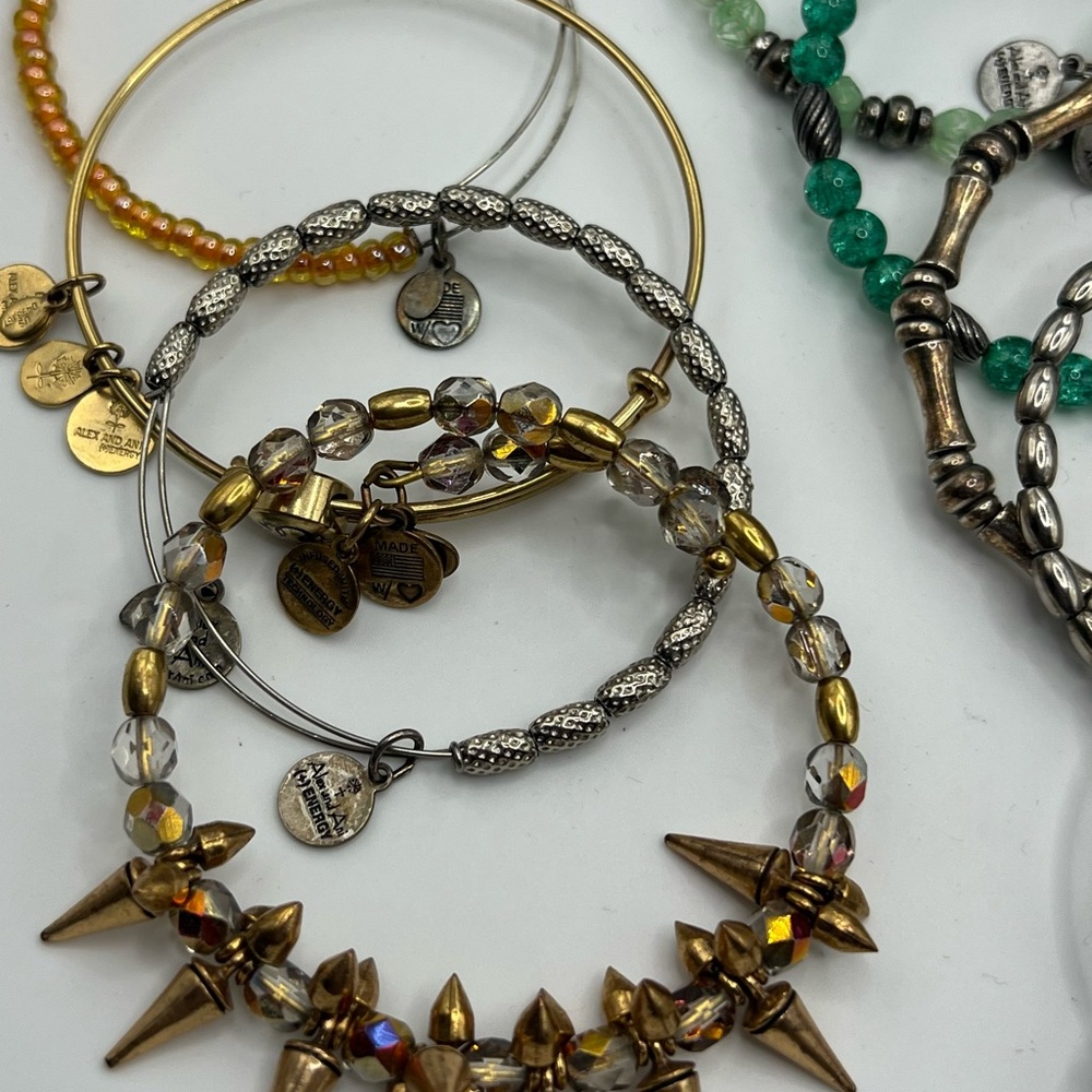 Alex and Ani Mixed Metal and Beaded Bracelet Collection - Picture 2 of 3